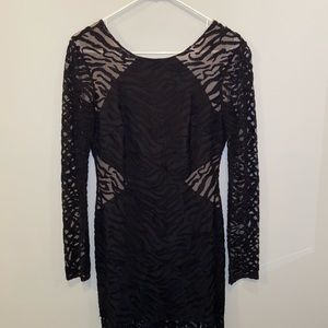 BCBG Maxazria Elegant and Sexy Maxi Dress